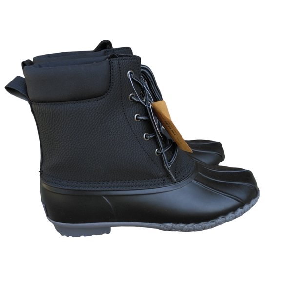 NWT Weatherproof Vintage Men's Size 11M Adam II Black Duck Boots - Picture 5 of 14